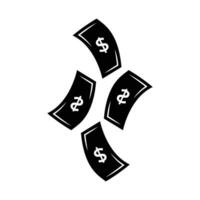 dólar billete de banco logo plantilla, dólar cuenta dinero logo elemento, dólar cuenta dinero vector