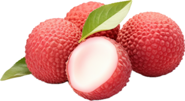 lychee png con ai generado.