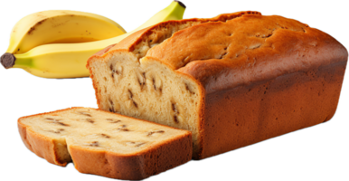 Banane Brot png mit ai generiert.