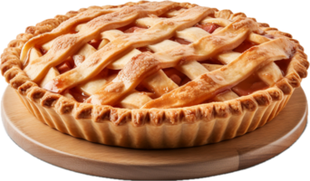 Apple pie png with AI generated.