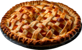 Apple pie png with AI generated.