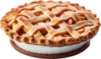 Apple pie png with AI generated.