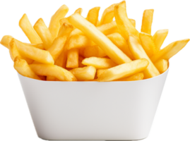 French fries png with AI generated.