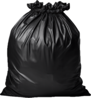 negro basura bolso png con ai generado.