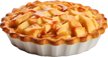 Apple pie png with AI generated.