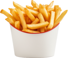 French fries png with AI generated.