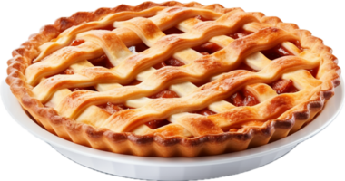 Apple pie png with AI generated.