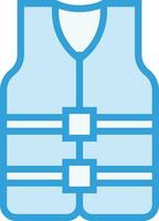 Life jacket Vector Icon Design Illustration