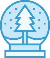 Snow globe Vector Icon Design Illustration