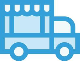 Food Truck Vector Icon Design Illustration