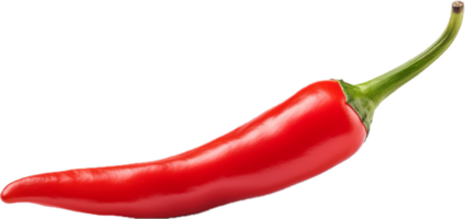 Red hot chili pepper png with AI generated.