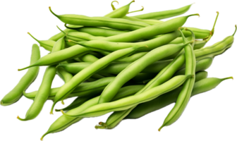 String beans png with AI generated.