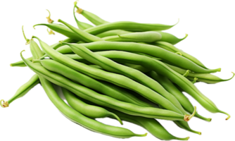 String beans png with AI generated.