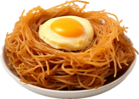 Spaghetti nest png with AI generated.png, pngs, die cut, transparent, sticker