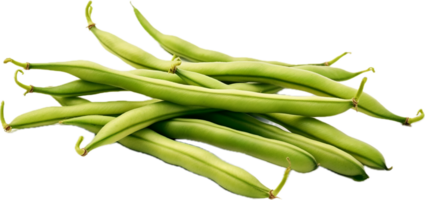 String beans png with AI generated.