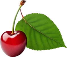 Cherry png with AI generated.