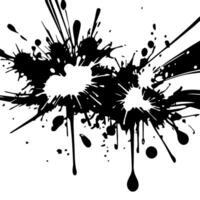 Spray paint graffiti and ink splashes. Abstract background. Ink stain. vector