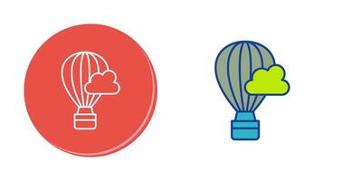 Hot Air Baloon Vector Icon