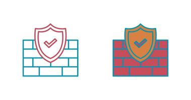 FireWall Vector Icon