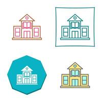 Library Building Vector Icon