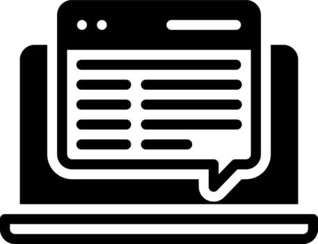 solid icon for contents vector