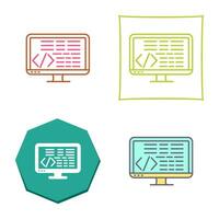 Coding Vector Icon