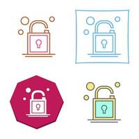 Open Lock Vector Icon