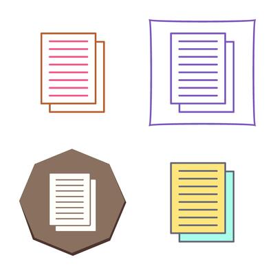 Document Vector Icon