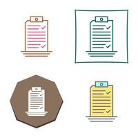 Check List Vector Icon