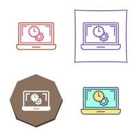 Flex Time Vector Icon