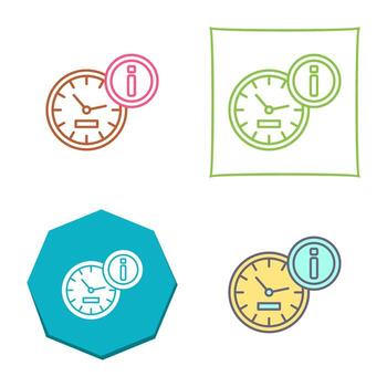 icono de vector de reloj