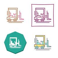 Forklift Vector Icon