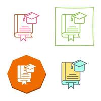 icono de vector de graduación