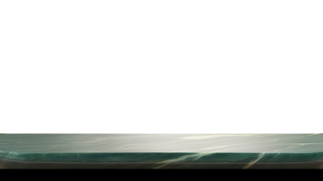 Luxurious Green Jade Stone Empty Table Mockup, Elegant Product Placement on a transparent Background, Offering an Exquisite Blank Surface, Ai generative png