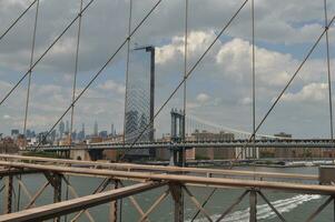 Manhattan bridge in New York photo