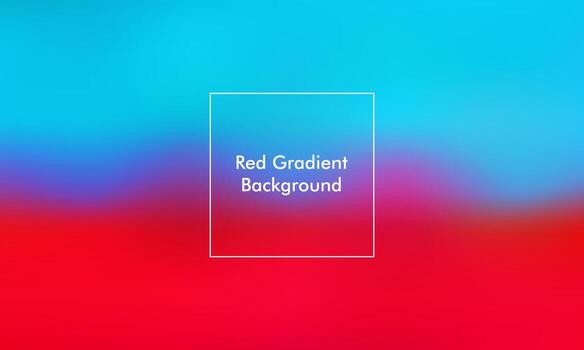 abstract gradient blur background with pastel, blue, green, red color vector
