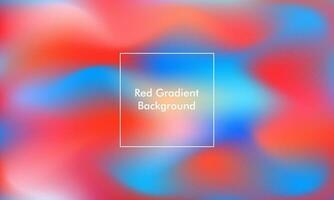 abstract gradient blur background with pastel, blue, green, red color vector