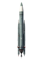 Military missile concept in realistic style. Air to surface missiles. Spaceships rocket futuristic shuttle. Army. Detailed Illustration isolated. AI Generated png