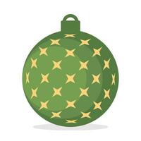 colored christmas balls icon. vector isolated on white background. simple 3d design of winter decoration, christmas tree and new year.