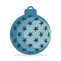 colored christmas balls icon. vector isolated on white background. simple 3d design of winter decoration, christmas tree and new year.