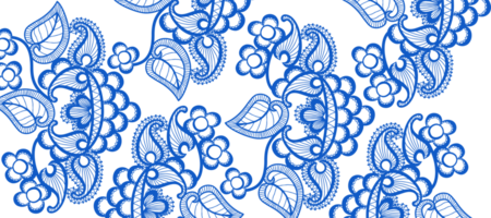 bleu fleurir décoratif sans couture abstrait Contexte fond d'écran png