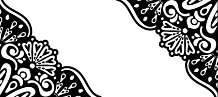 Abstract Paisley Decorative black background Wallpaper png
