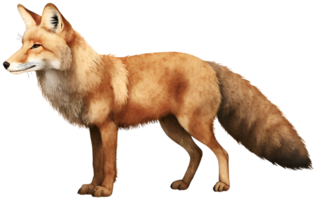 rot Fuchs. ai generativ png