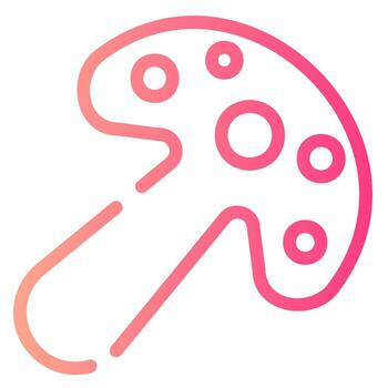icono de gradiente de setas vector
