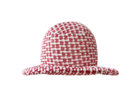 red and white knit hat PNG transparent