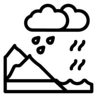 evaporate line icon vector