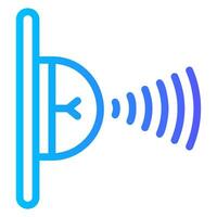 infrared gradient icon vector