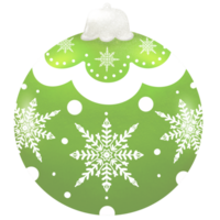 Christmas decoration ball clipart. ball hanging glitter illustration. png