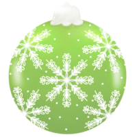 Natal decoração bola clipart. bola suspensão brilhar ilustração. png