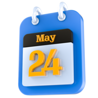 icoon kalender 3d renderen png